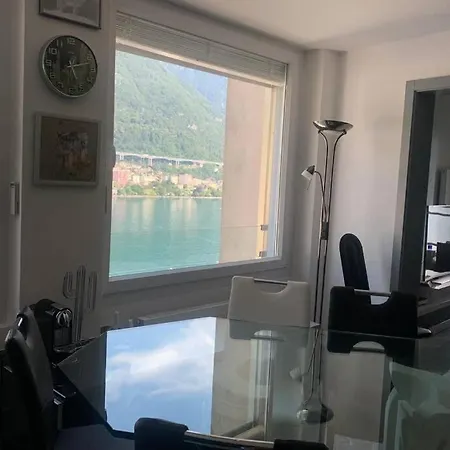 Montreux, Vue Lac 85m2 4 Couchages 公寓 蒙特勒